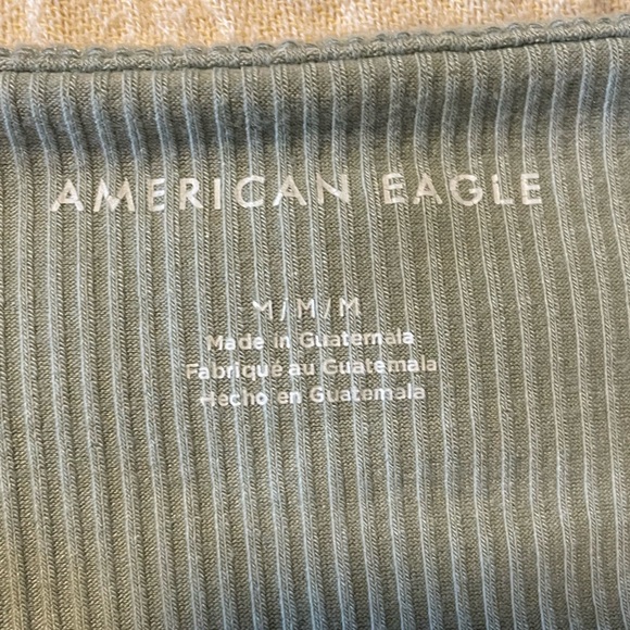 Green Ribbed Halter Top - Picture 5 of 6